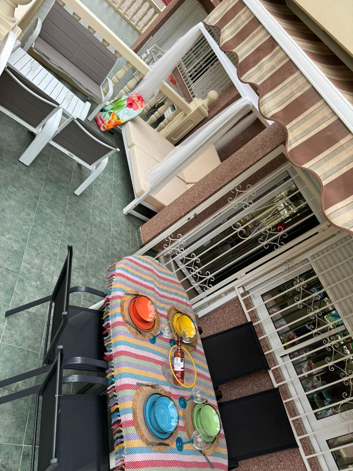 Super Terrace Levante Front Line Apartment Los Ranchos Self Check-In, Free Parking เบนิดอร์ม ภายนอก รูปภาพ