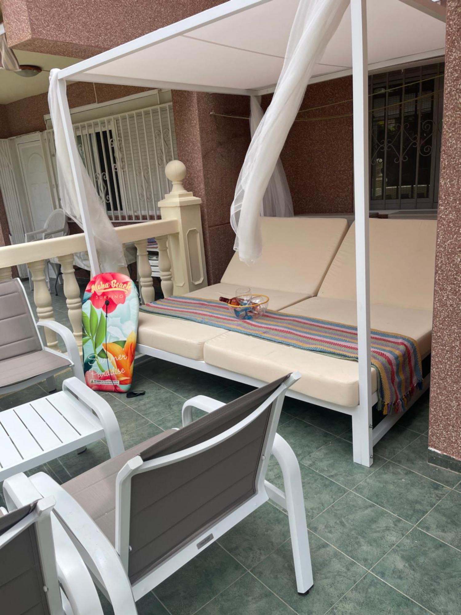 Super Terrace Levante Front Line Apartment Los Ranchos Self Check-In, Free Parking เบนิดอร์ม ภายนอก รูปภาพ
