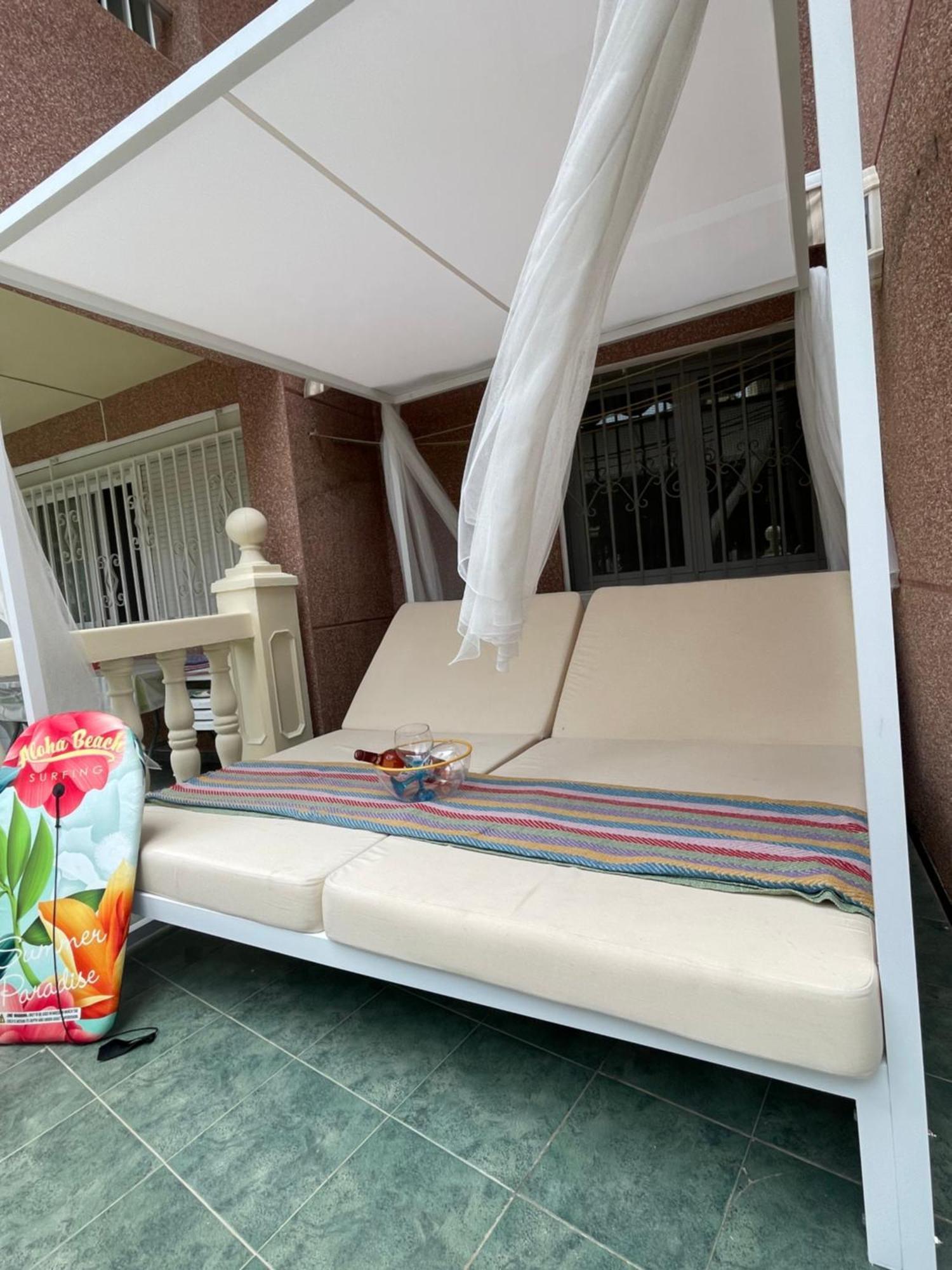 Super Terrace Levante Front Line Apartment Los Ranchos Self Check-In, Free Parking เบนิดอร์ม ภายนอก รูปภาพ
