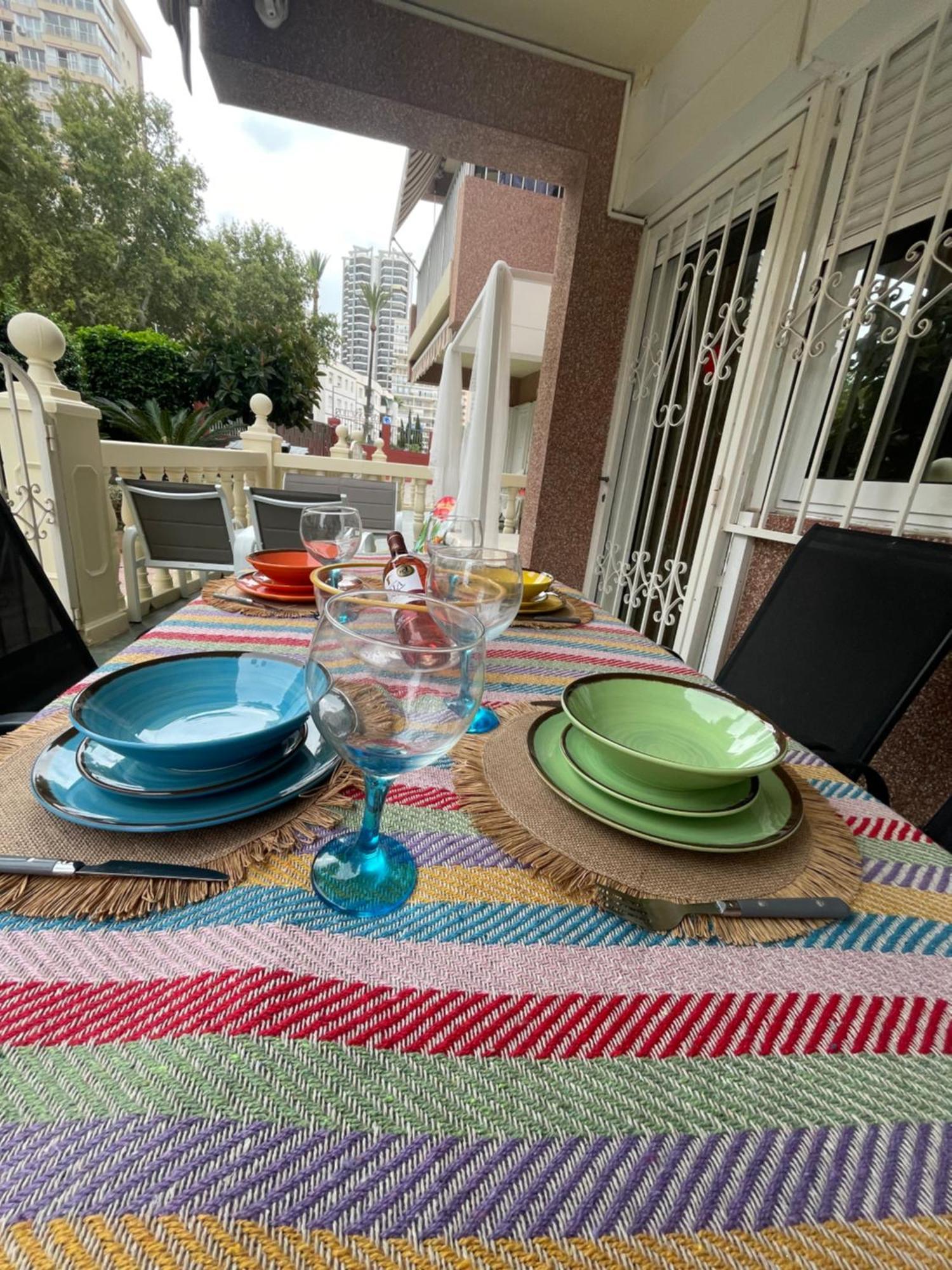 Super Terrace Levante Front Line Apartment Los Ranchos Self Check-In, Free Parking เบนิดอร์ม ภายนอก รูปภาพ